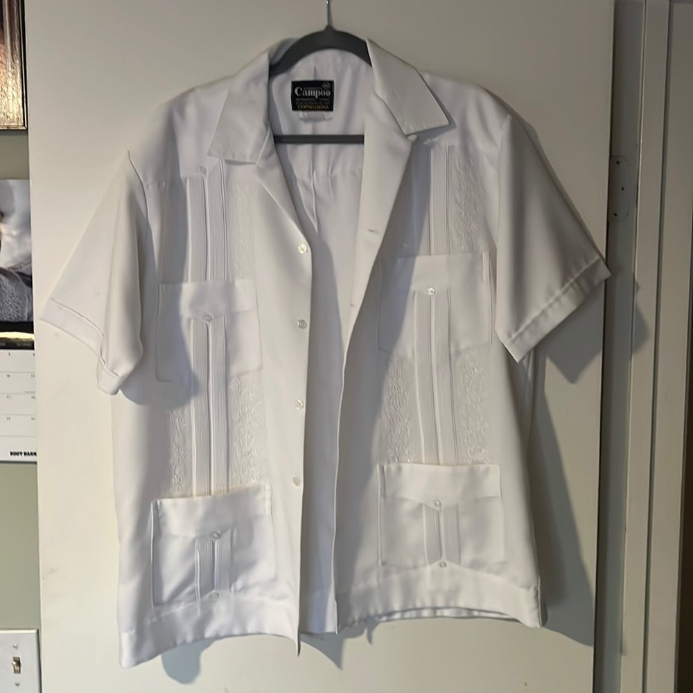 Guayabera Campos copacabana shirt 42